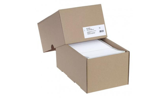 HERMA Computer labels continous 147.32x99.2 mm 1 row white perforated paper matt 3000 pcs.