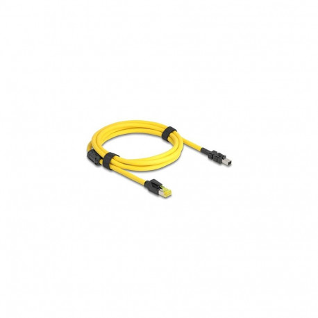 DeLOCK 81251 networking cable Black, Yellow 2 m Cat6