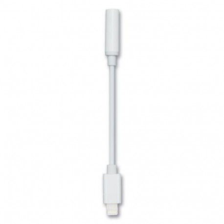 2GO 797294 audio cable 0.1 m 3.5mm Lightning White