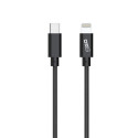 2GO 797162 lightning cable 1 m Black