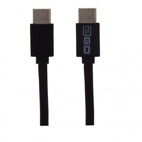 2GO 795849 USB cable 1 m USB 3.2 Gen 1 (3.1 Gen 1) USB C Black