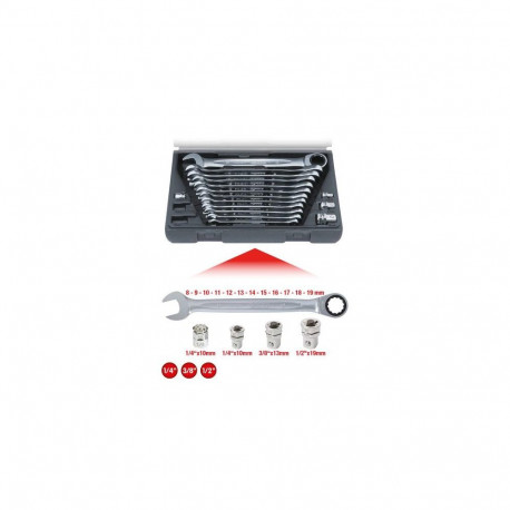 KS Tools 503.4266 ratchet wrench Chromium-vanadium steel 72 pc(s)
