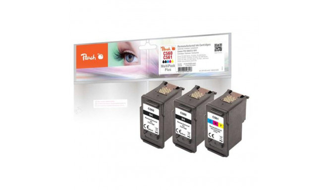 Peach 321030 ink cartridge 3 pc(s) Compatible Standard Yield Black, Cyan, Magenta, Yellow