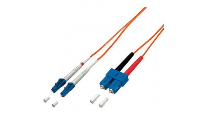Equip Patchkabel LC->SC  2.00m Multimode  Duplex OM1  orange Polybeutel
