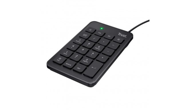 Trust 22221 numeric keypad Laptop/PC USB Black