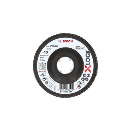 Bosch 2 608 619 197 angle grinder accessory Flap disc