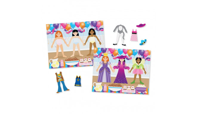 MELISSA & DOUG korduvkasutatavad kleebised Riietused