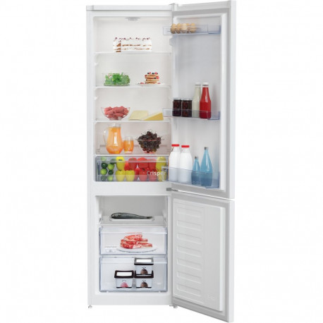 BEKO Refrigerator RCSA300K40WN, Energy class E, Height 181 cm, White