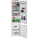BEKO Refrigerator BCNA306E4SN Built In, 193.5cm, Energy class E, HarvestFresh, Neo Frost, Metal Wall