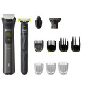 Philips Multigroom series 9000 13-in-1, Face, Hair and Body MG9530/15, Self-sharpening metal blades,