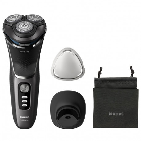 Philips Wet or Dry electric shaver S3343/13, Wet&Dry, PowerCut Blade System, 5D Flex Heads, 60min sh