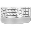 Logitech Wave Keys wireless keyboard, off-white