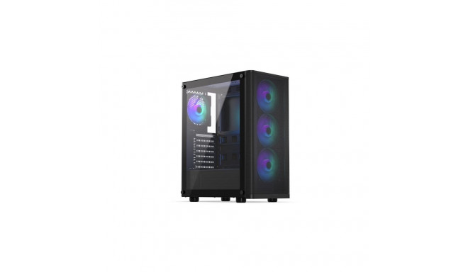 Case|ENDORFY|Ventum 200 ARGB|MidiTower|Case product features Transparent panel|Not included|ATX|Micr