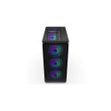 Case|ENDORFY|Arx 700 ARGB|MidiTower|Case product features Transparent panel|Not included|ATX|MicroAT