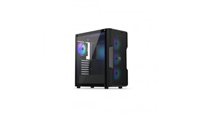 Case|ENDORFY|Regnum 400 ARGB|MidiTower|Case product features Transparent panel|Not included|ATX|Micr