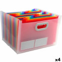 Organisaatormapp Exacompta Läbipaistev A4 (4 Ühikut)