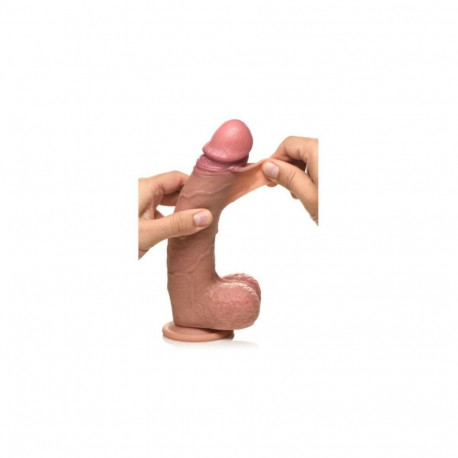 Realistlik dildo XR Silikoon Ø 4,5 cm (17,8 cm)