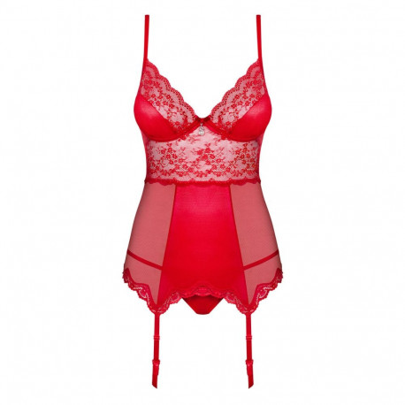 Lovica Trikoo Corset Obsessive OB3360 Punane L/XL