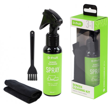 D-Fruit ekraanipuhastuskomplekt DF114 100ml 
