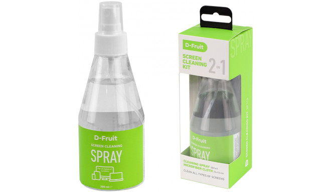 D-Fruit screen cleaning kit DF113 200ml