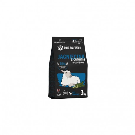PAKA ZWIERZAKA Lamb with zucchini S - dry dog food - 3kg