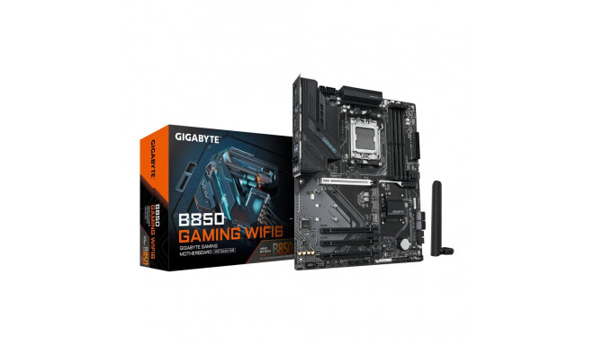 Gigabyte B850 Gaming WIFI6 emaplaat - AMD Ryzen 9000 seeria protsessorid, 6+2+2 faasi digitaalne VRM