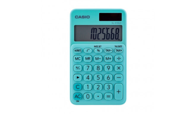 Casio pocket calculator SL-310UC-GN green