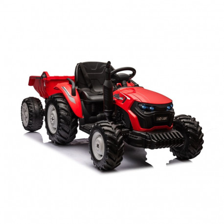 Akutoitega traktor HC-306 haagisega 24V, punane