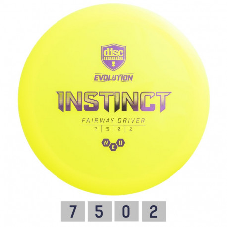 Disglof DISCMANIA Fairway Driver NEO INSTINCT Evolution Yellow 7/5/0/2
