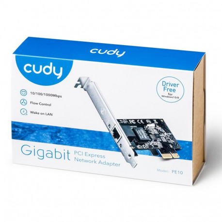 Network Card - Cudy PE10 Gigabit Ethernet PCI Express Internal