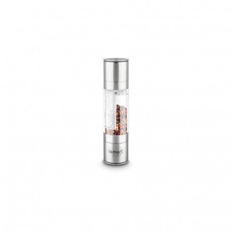 Lamart LT7014 seasoning grinder Salt & pepper grinder Stainless steel, Transparent