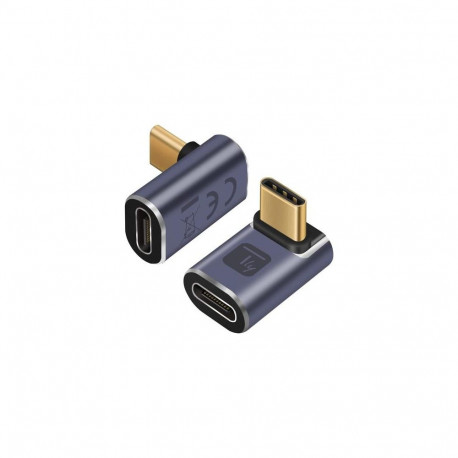 Techly IADAP USB4C-40G cable gender changer USB-C 4.0 Grey