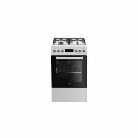 Beko FSE52320DWD cooker Freestanding cooker Electric Gas White