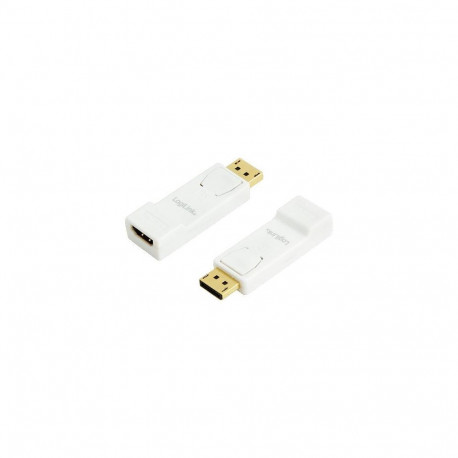 LogiLink CV0057 cable gender changer DisplayPort HDMI White, Yellow