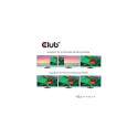 CLUB3D USB Type C 3.2 Gen 1 Multi Stream Transport (MST)Hub DisplayPort1.4 Triple Monitor