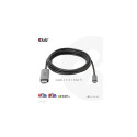 CLUB3D USB Gen2 Type-C to HDMI 4K120Hz 8K60Hz HDR10 with DSC1.2 Active Cable M/M 3m / 9.84ft