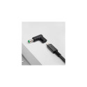 Akyga AK-ND-C18 cable gender changer USB-C 6.3 x 3.0 mm Black