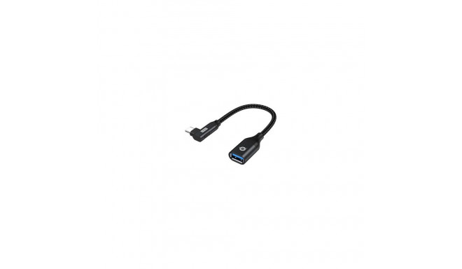 Conceptronic ABBY19B USB 3.2 Gen 2 90° angled to USB-A OTG Adapter