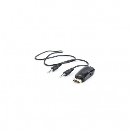 Gembird A-HDMI-VGA-02 cable gender changer VGA (D-Sub) Black