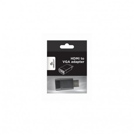 Gembird A-HDMI-VGA-001 cable gender changer Black