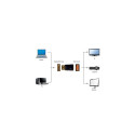 Gembird A-DPM-VGAF-01 cable gender changer DisplayPort VGA Black