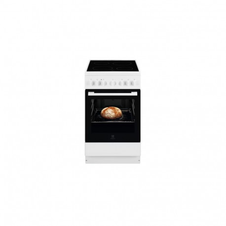 Electrolux LKR500066W Freestanding cooker Electric Ceramic Black, White