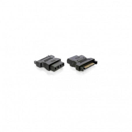 DeLOCK Adapter Power - IDE drive > 4 Pin SATA 15 p IDE 4p Black