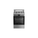 Beko FBM62320SDS Freestanding cooker Electric Gas Black, Silver
