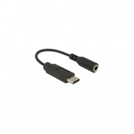 DeLOCK 65842 mobile phone cable Black 0.14 m USB C 3.5mm