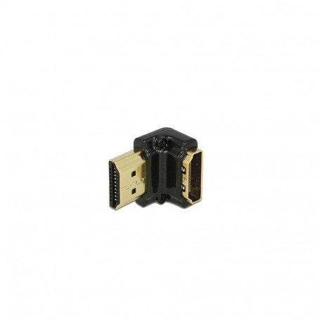 DeLOCK HDMI-A/HDMI-A male, F/M, 90° Black