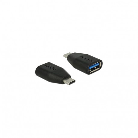 DeLOCK 65519 cable gender changer USB 3.1 Gen 2 Type-C USB 3.1 Gen 2 Type-A Black