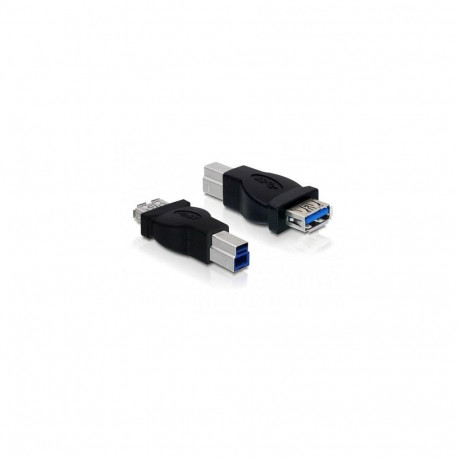 DeLOCK USB 3.0 Adapter USB 3.0-B M USB 3.0-A FM Black