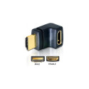 DeLOCK HDMI Stecker &gt; HDMI Buchse 90° oben HDMI 1.3 Black