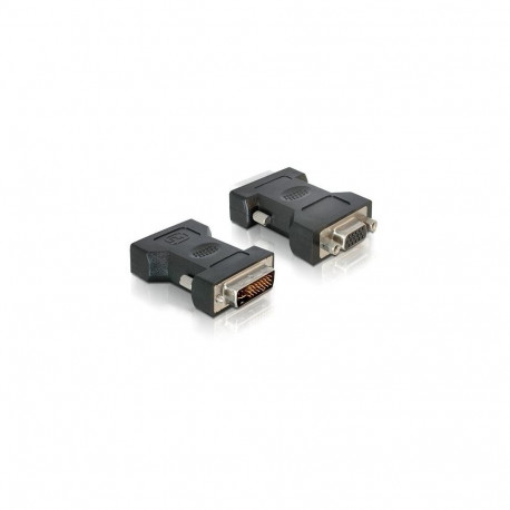 DeLOCK VGA 15pin F > DVI 24+5 M DVI-I 15pin VGA Black